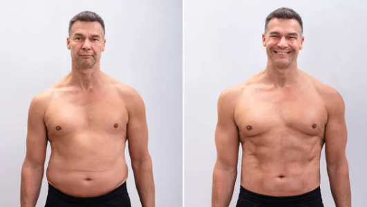 Transformação - Antes e Depois com FitPlan